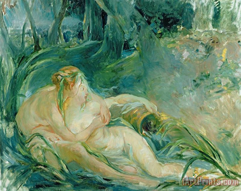 Jupiter and Callisto painting - Berthe Morisot Jupiter and Callisto Art Print