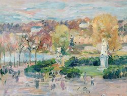 Berthe Morisot Landscape in Tours painting