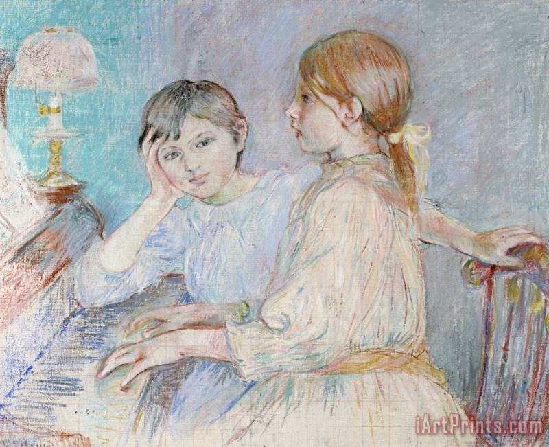 Le Piano painting - Berthe Morisot Le Piano Art Print