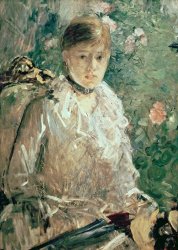 Berthe Morisot Portrait of a Young Lady