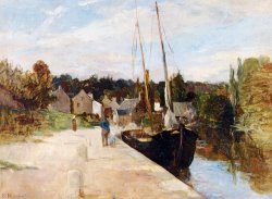Berthe Morisot Rosbras in Brittany painting
