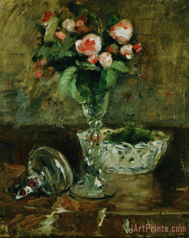 Berthe Morisot Roses Art Print