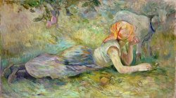Berthe Morisot Shepherdess Resting