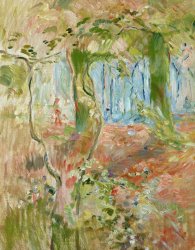 Berthe Morisot Undergrowth In Autumn painting