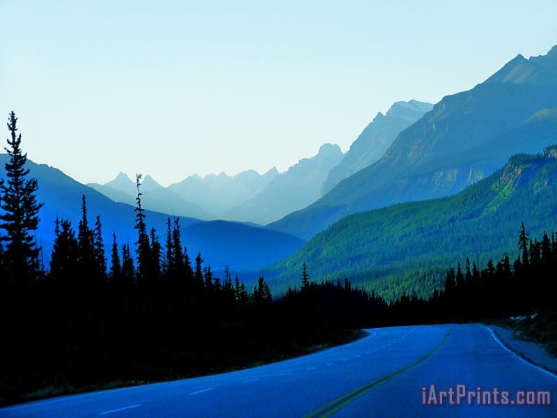 Blair Wainman Banff Jasper Blue Art Print