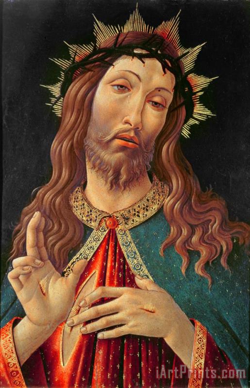 Ecce Homo or The Redeemer painting - Botticelli Ecce Homo or The Redeemer Art Print