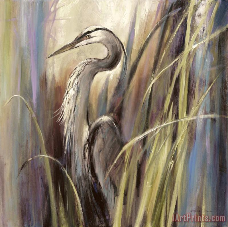 Brent Heighton Coastal Heron Art Print