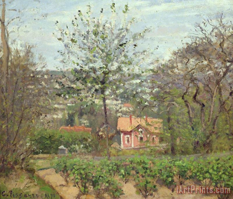 Camille Pissarro La Maison Rose Art Painting