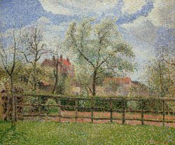 Camille Pissarro Pear Trees and Flowers at Eragny painting