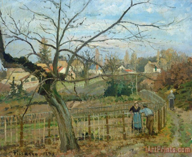Camille Pissarro The Fence Art Print