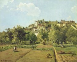 Camille Pissarro The Gardens of the Hermitage painting