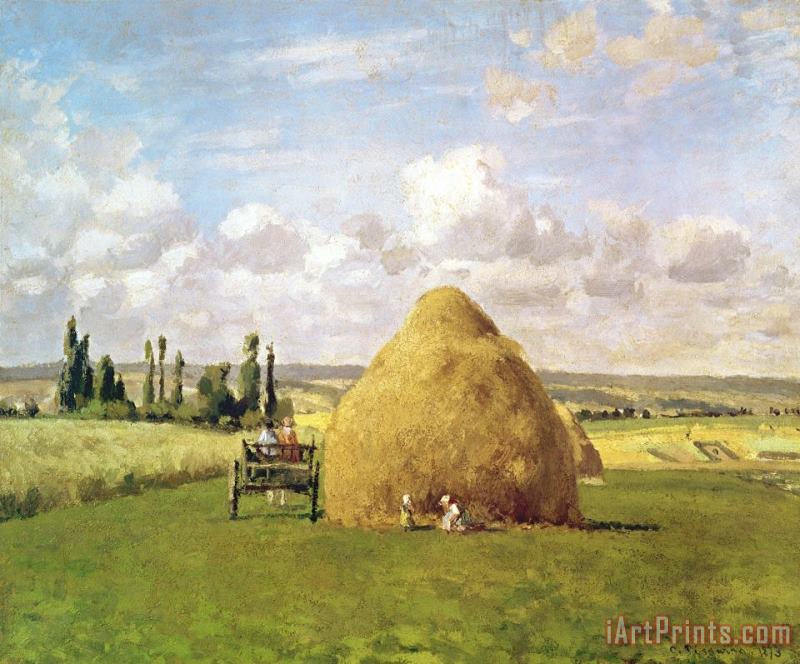 Camille Pissarro The Haystack Art Painting