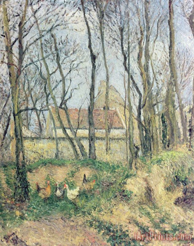 The Path Of The Wretched painting - Camille Pissarro The Path Of The Wretched Art Print