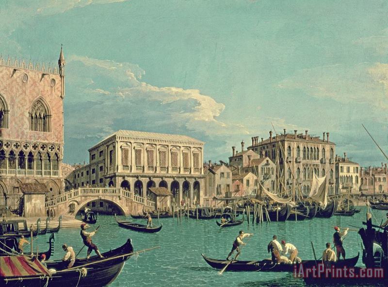 Canaletto Bridge of Sighs Art Painting