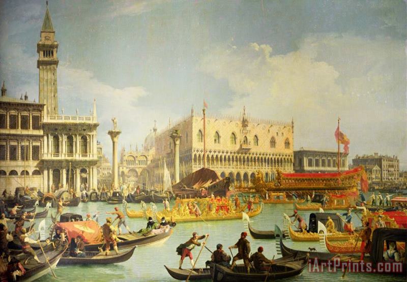 Canaletto The Betrothal of the Venetian Doge to the Adriatic Sea Art Print
