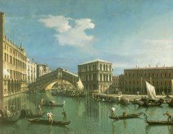 Canaletto The Rialto Bridge