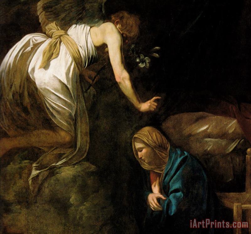 Caravaggio Annunciation Art Painting
