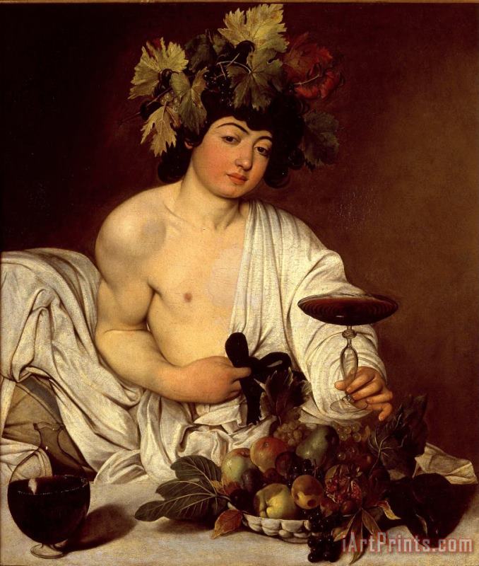 Caravaggio Bacchus Art Painting
