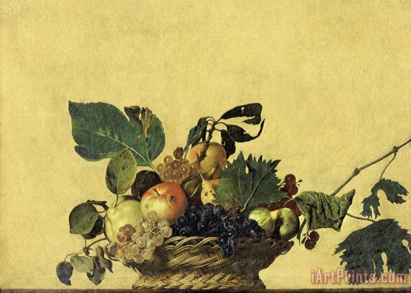 Caravaggio Basket Of Fruit Art Print