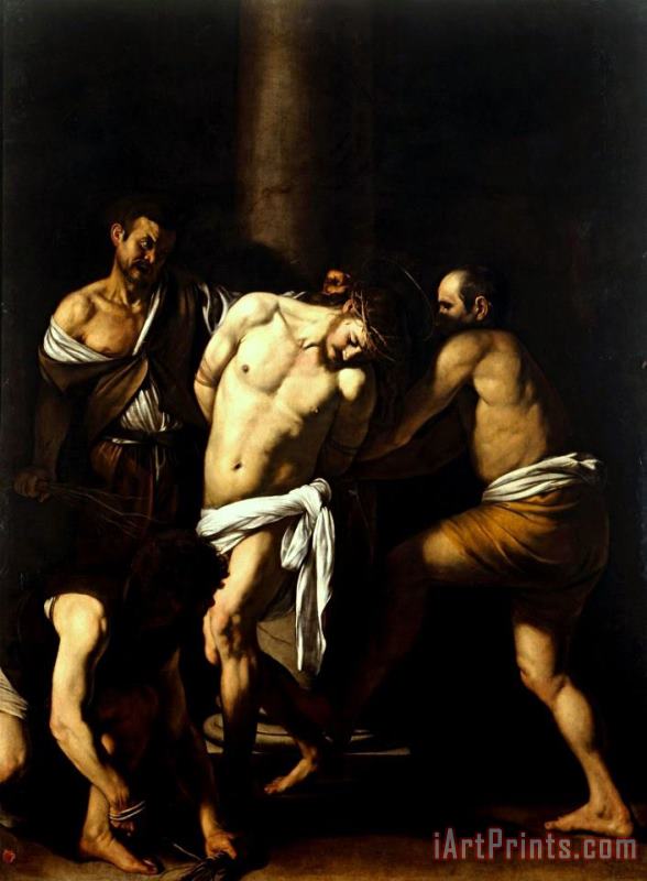 Caravaggio La Flagellazione Di Cristola Flagellazione Di Cristo Art Print