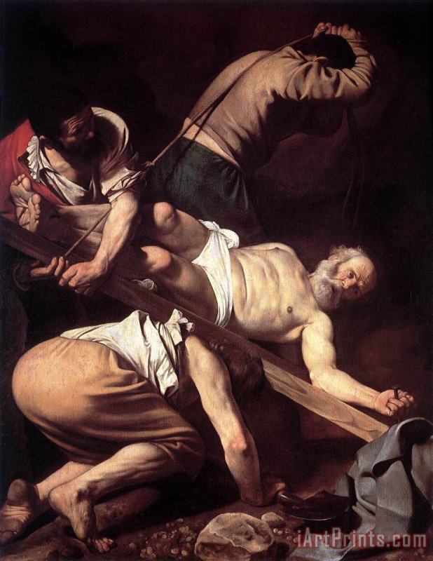 Caravaggio Martirio Di San Pietro Art Painting