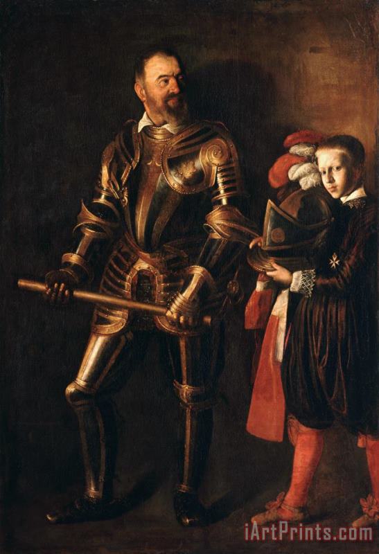 Caravaggio Portrait of Alof De Wignacourt Art Painting