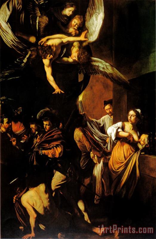 Caravaggio Seven Works of Mercy Art Painting
