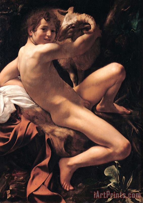 Caravaggio St. John The Baptist Art Painting