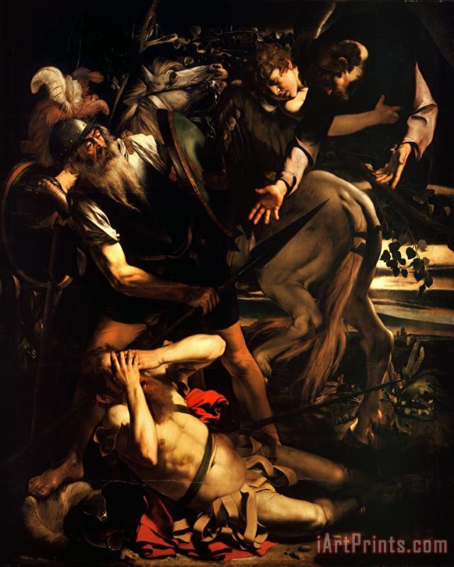 The Conversion of Saint Paul painting - Caravaggio The Conversion of Saint Paul Art Print
