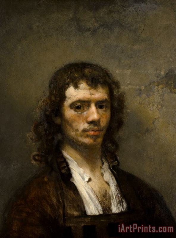 Carel Fabritius Self Portrait Art Painting