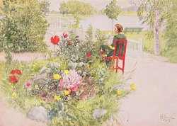 Carl Larsson Summer In Sundborn painting