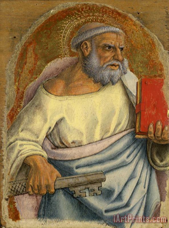 Saint Peter painting - Carlo Crivelli Saint Peter Art Print