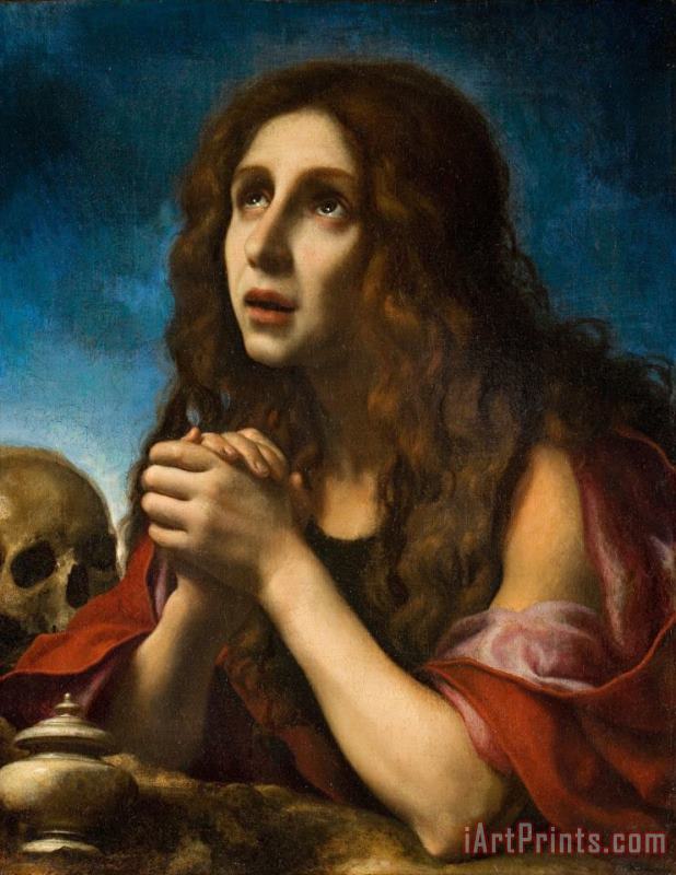 The Penitent Magdalen painting - Carlo Dolci The Penitent Magdalen Art Print