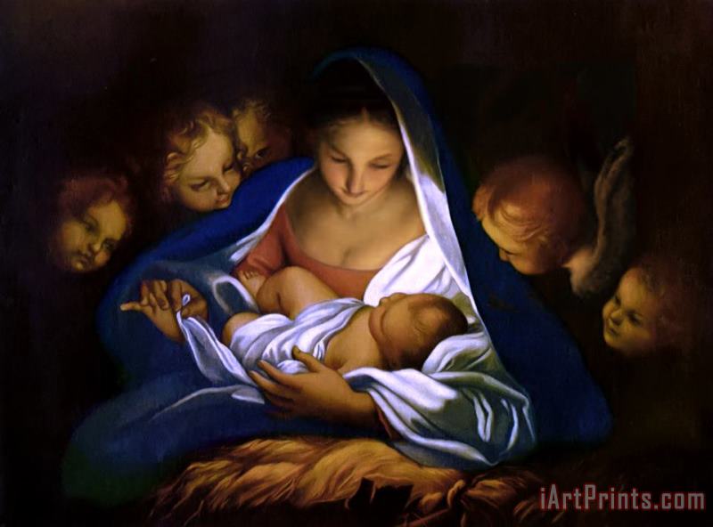 The Holy Night painting - Carlo Maratta The Holy Night Art Print