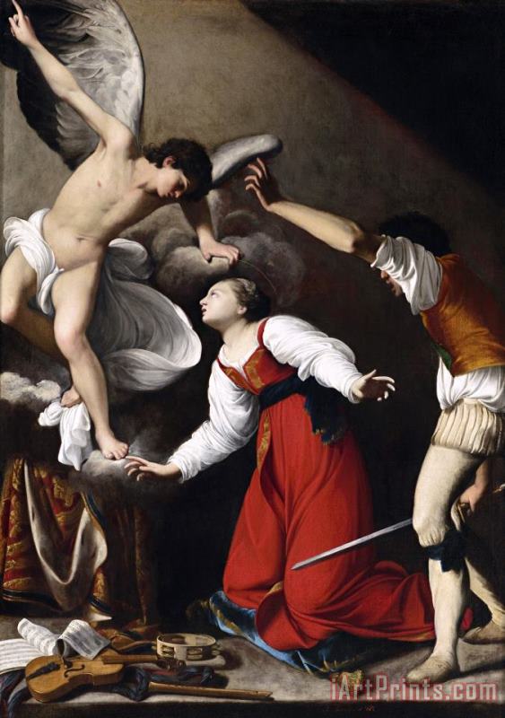 The Martyrdom of Saint Cecelia painting - Carlo Saraceni The Martyrdom of Saint Cecelia Art Print