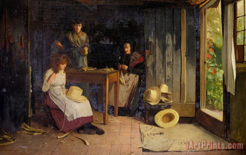 The Hat Makers painting - Carlton Alfred Smith The Hat Makers Art Print