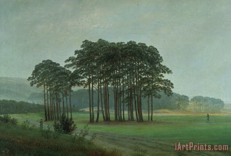 Caspar David Friedrich Midday Art Painting