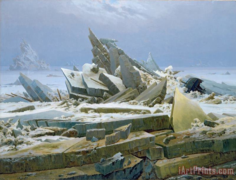 Caspar David Friedrich The Polar Sea Art Print