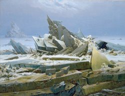 Caspar David Friedrich The Polar Sea painting