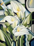 Cubist lilies by Catherine Abel