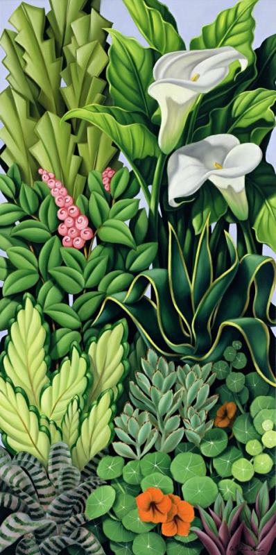 Foliage painting - Catherine Abel Foliage Art Print