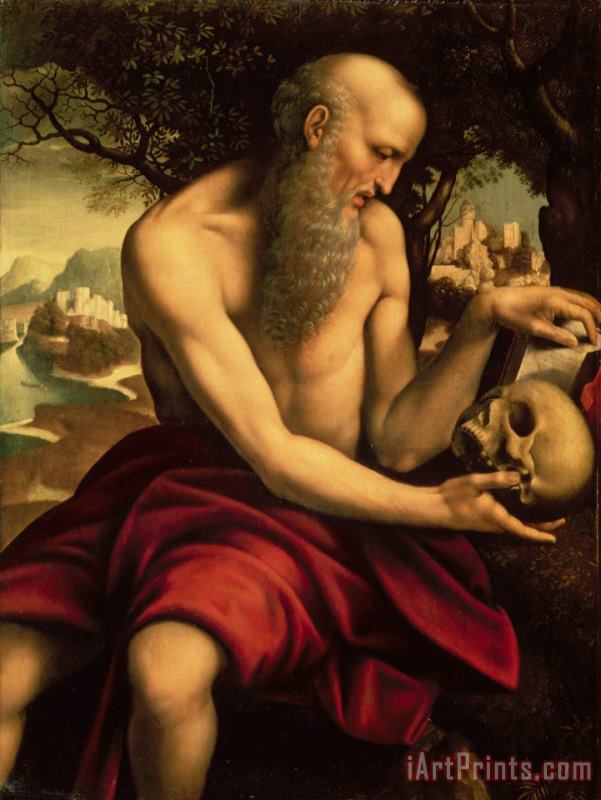 Saint Jerome painting - Cesare de Sesto Saint Jerome Art Print