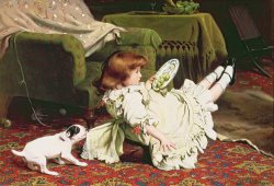 Charles Burton Barber Time to Play