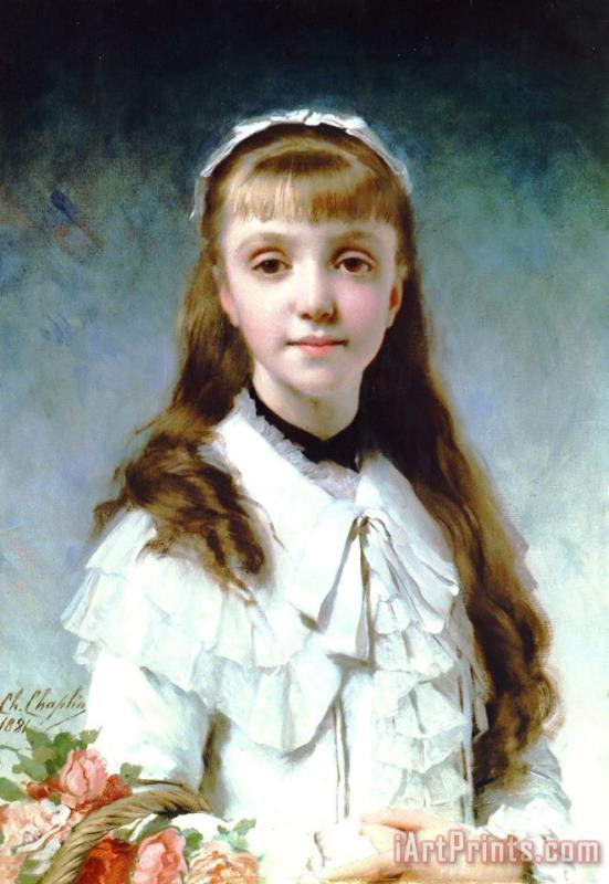 Charles Chaplin Daughter of The Painter Art Painting