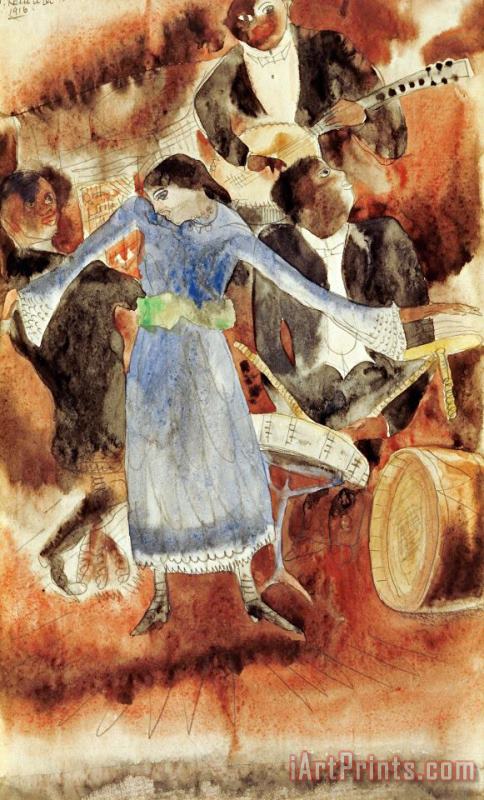 Charles Demuth The Jazz Singer Art Painting