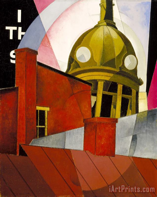 Welcome to Our City painting - Charles Demuth Welcome to Our City Art Print