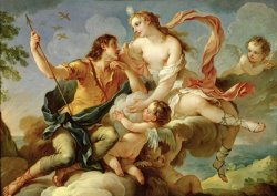 Charles Joseph Natoire Venus and Adonis
