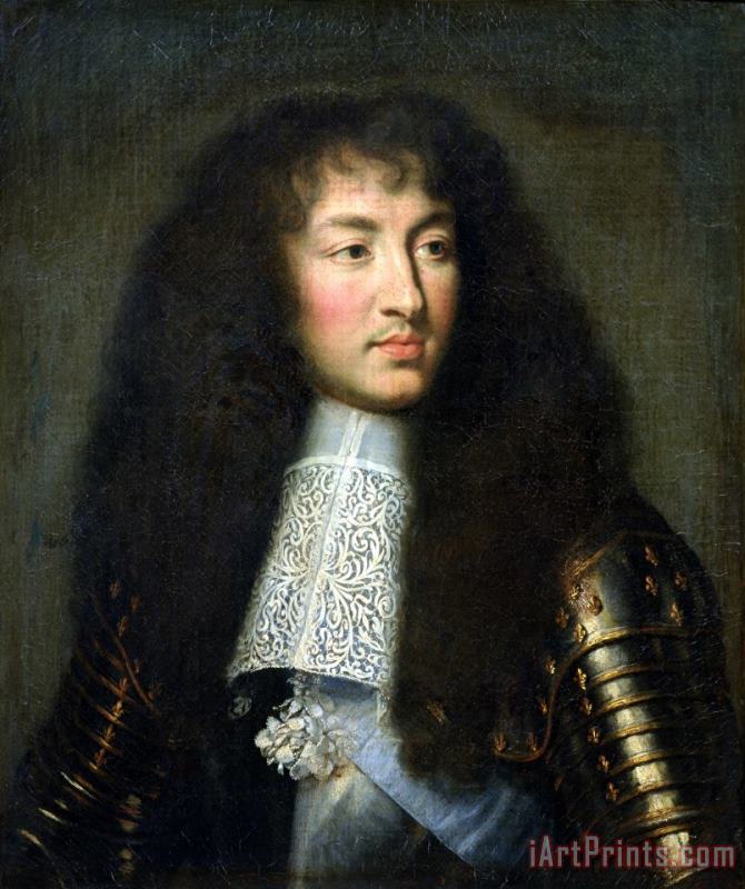 Charles Le Brun Portrait of Louis XIV Art Painting