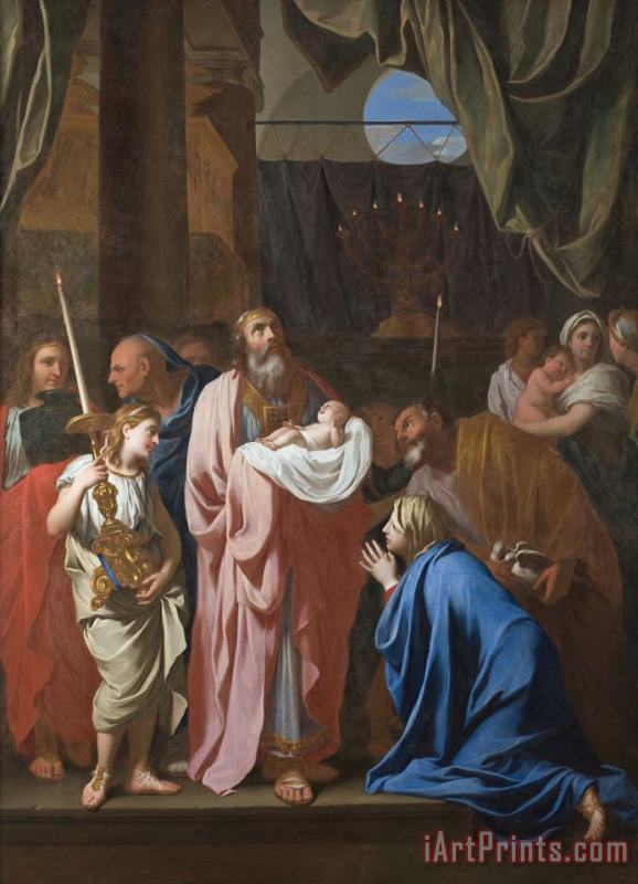 Charles Le Brun The Presentation of Christ in the Temple Art Painting