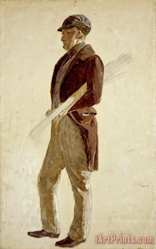 Charles Lees Sandy Pirrie, Active 1847. Golfer Art Painting